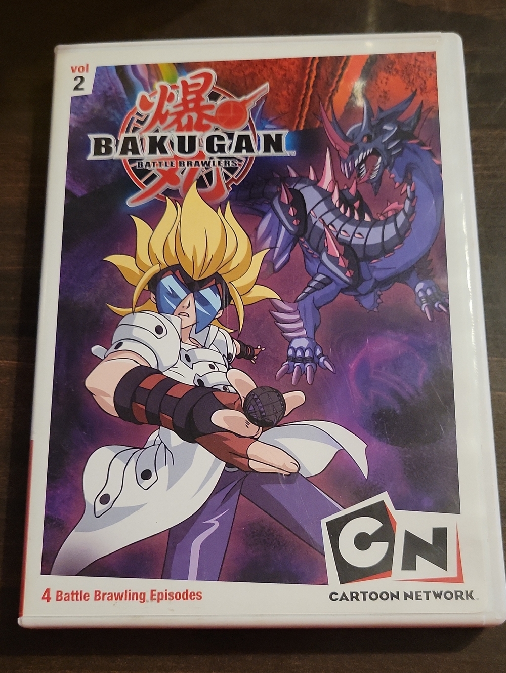 Cartoon Network Bakugan Vol. 2 DVD — Purple & White Artwork